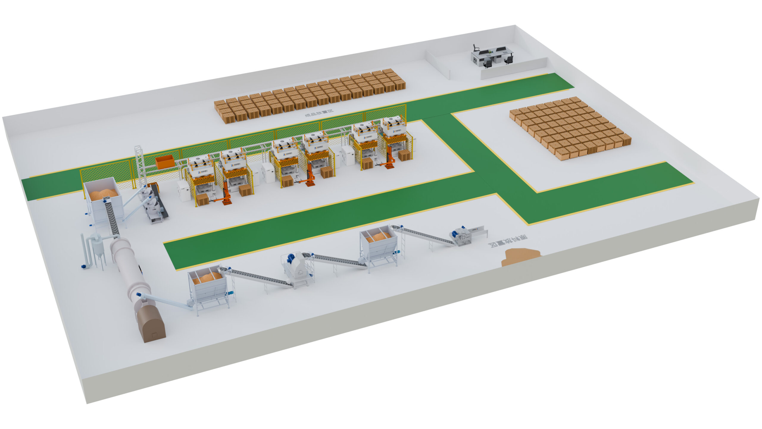 Molded Pallet Machine Line Architecture